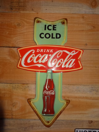 Plaque Coca Cola Ice Cold