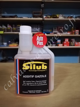 Silub additif gazole compatible tous moteurs diesel compris norme EURO 6<BR>Frais de port inclus<BR>Colissimo