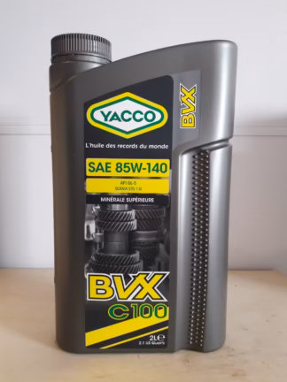 Huile YACCO SAE 85W140 BVX C100<BR>bidon 2l