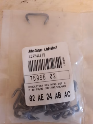 Anneaux pour installation de rembourrage
