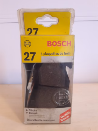 4 Plaquettes de freins avant<br>BOSCH