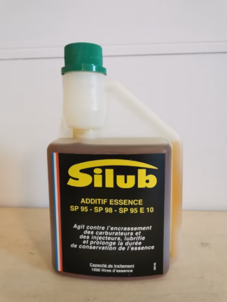 Silub additif essence 500ml SP95/SP98/SP95 E10<BR>Frais de port inclus<br>Colissimo