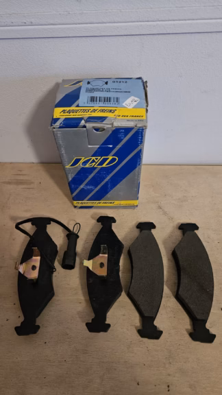 plaquettes de freins JCD 01212