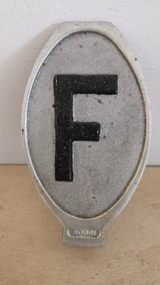 plaque F ROBRI